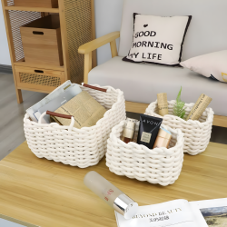 Cotton Basket Set 3 Pcs